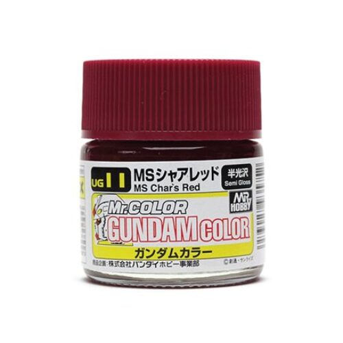 UG-11 MS Char's Red vernice smalto Gundam color Lacquer Gunze Mister Color 10ml