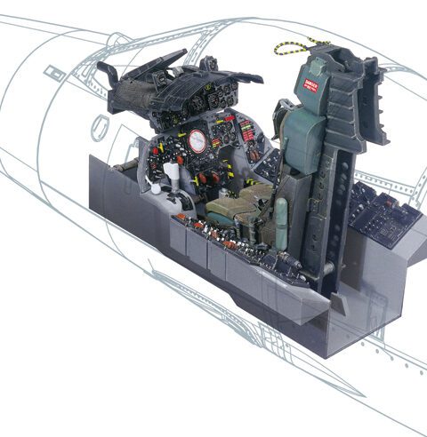 F-104 G COCKPIT  Italeri 2991 scala 1:12