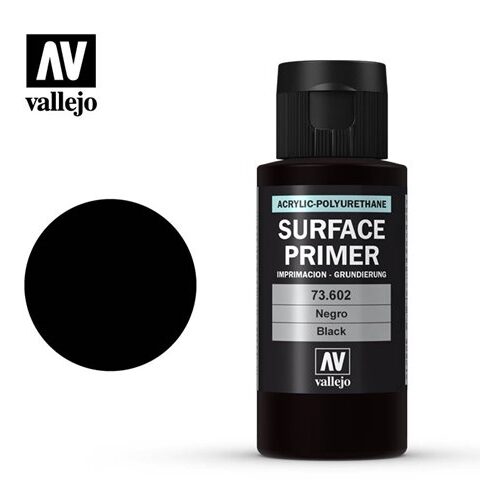 73602 VALLEJO PRIMER: BLACK ACR POL (60ML)