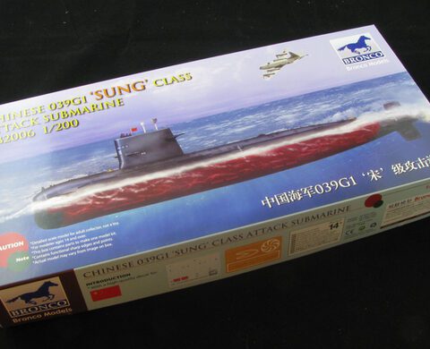 Bronco BB2006 1/200 Chinese 039G1 Sung Class Attack Submarine Model Kit