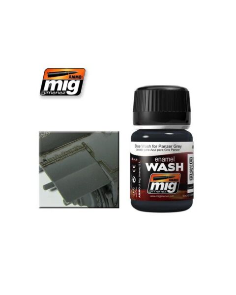 1006 AMMO MIG wash Lavaggio per grigio Panzer (35ML)