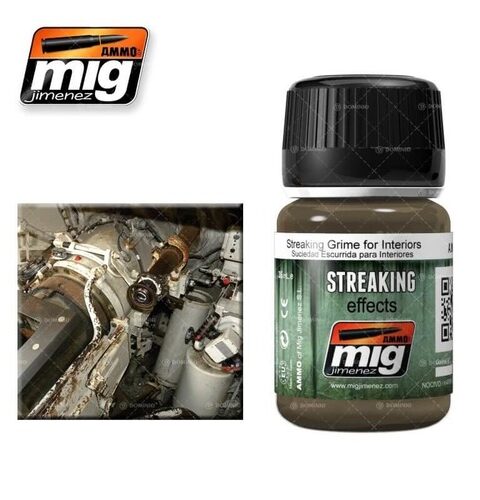 1200 Ammo Mig: Streaking Grime For Interiors (35ml)