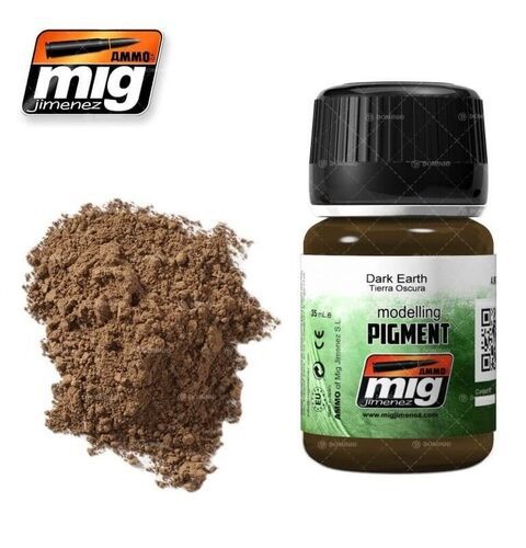 3007 DARK EARTH  PIGMENT AMMO MIG (35ML)