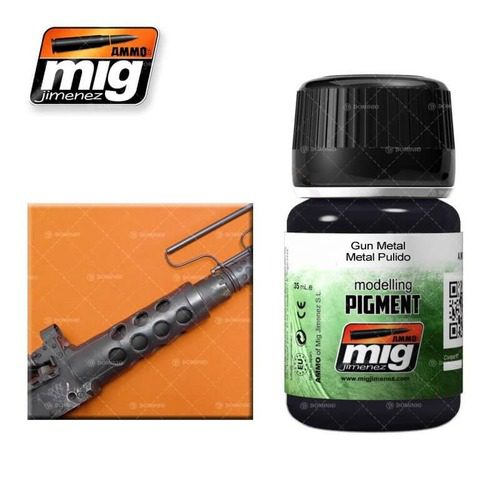 3009 GUN METAL PIGMENT AMMO MIG (35ML)