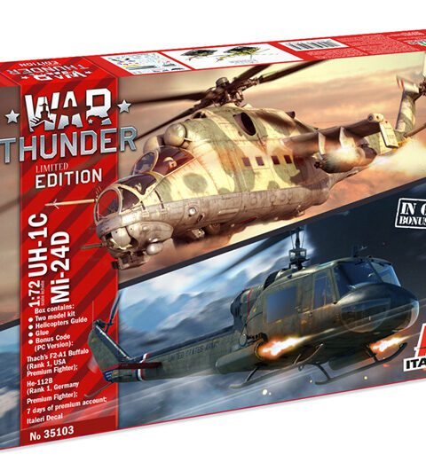 WAR THUNDER - UH-1C & MI-24D scala 1:72 ITALERI 35103
