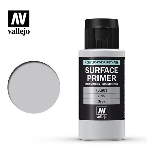 73601 Vallejo Primer: GREY ACR-POL (60ML)