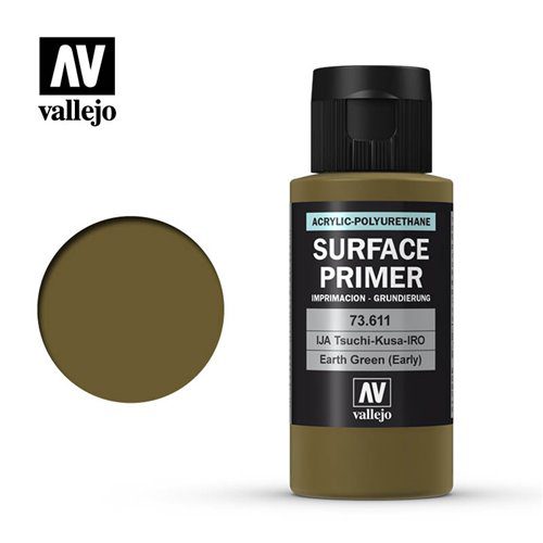 73611 Vallejo Primer: IJA TSUCHI-KUSA-IRO ACR-POL (60ML)