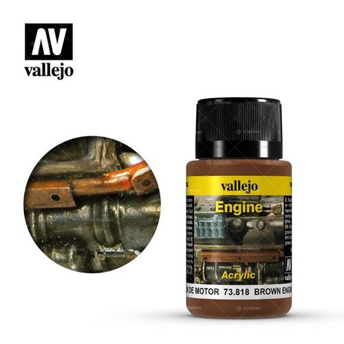 73818 VALLEJO BROWN ENGINE SOOT (40ML)