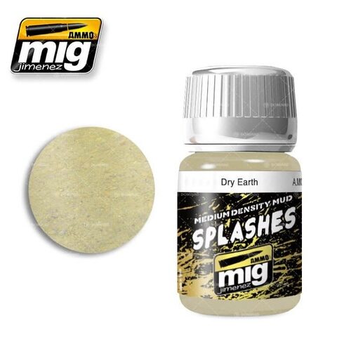 1750 MEDIUM DENSITY MUD SPLASHES: DRY EARTH (35ML) AMMO MIG