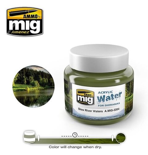 2204 SLOW RIVERS WATER (250ML) AMMO MIG