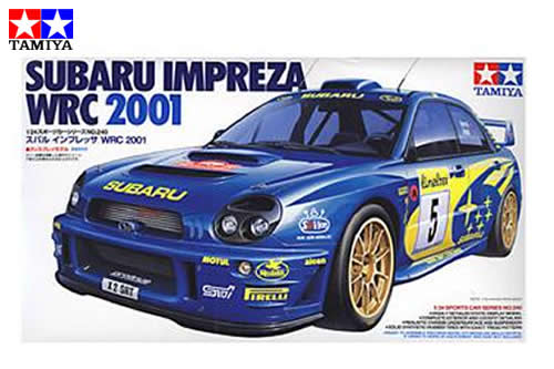 Subaru Impreza WRC 2001 scala 1:24 Tamiya 24240 - immagine 2