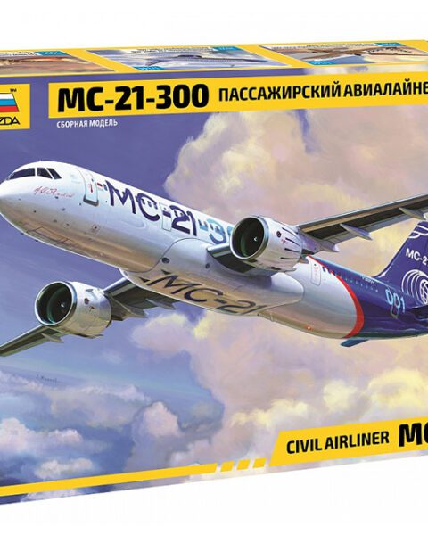 Civil airliner Irkut MC-21-300 scala 1:144 ZVEZDA ZV7033