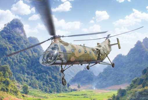 H-21C Flying Banana GunShip scala 1:48  ITALERI 2774