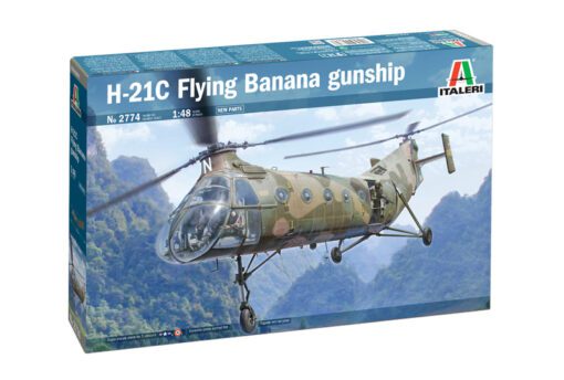 H-21C Flying Banana GunShip scala 1:48  ITALERI 2774 - immagine 2