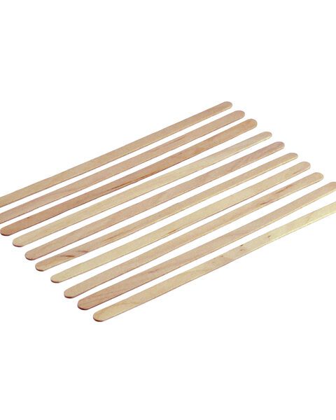Agitatori di legno per colla 2K 140 x 5 x 1mm 10 pezzi YUKI MODEL 650015