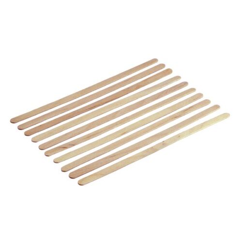 Agitatori di legno per colla 2K 140 x 5 x 1mm 10 pezzi YUKI MODEL 650015