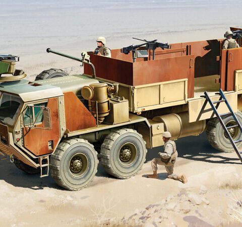 HEMTT Gun Truck  scala 1:35 ITALERI 6510