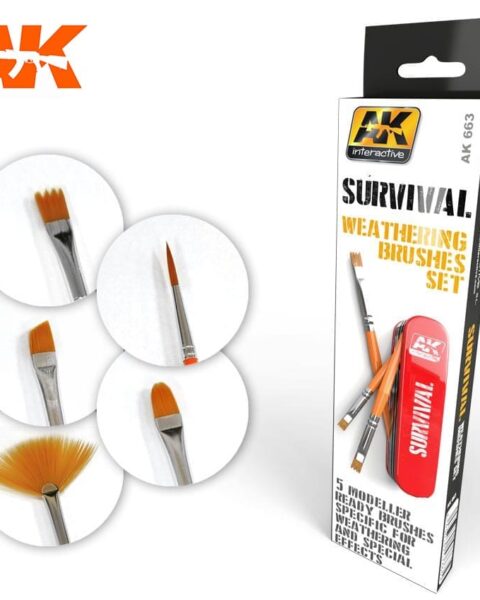 AK663 - SET DI SPAZZOLE PER LA SOPRAVVIVENZA AK INTERACTIVE