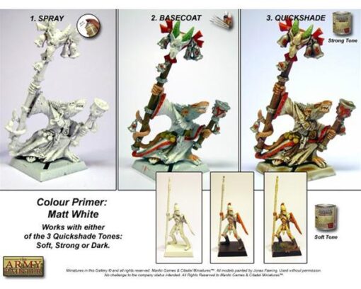 Base Primer - BIANCO OPACO Army Painter AP-CP3002 - immagine 2