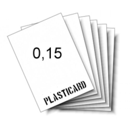 Carta plastica spessore 0.15mm colore bianco 33x23cm Carta Plastica CP015