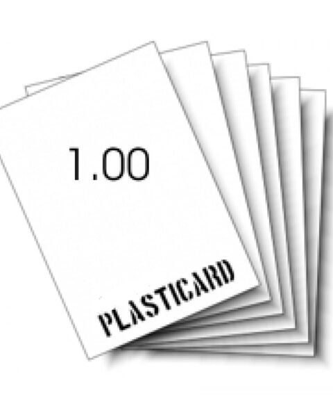 Carta plastica spessore 1mm colore bianco 33x23cm Carta Plastica CP100