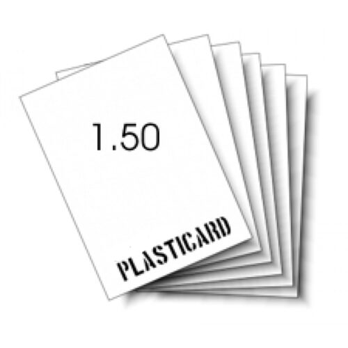 Carta plastica spessore 1.5mm colore bianco 33x23cm Carta Plastica CP150