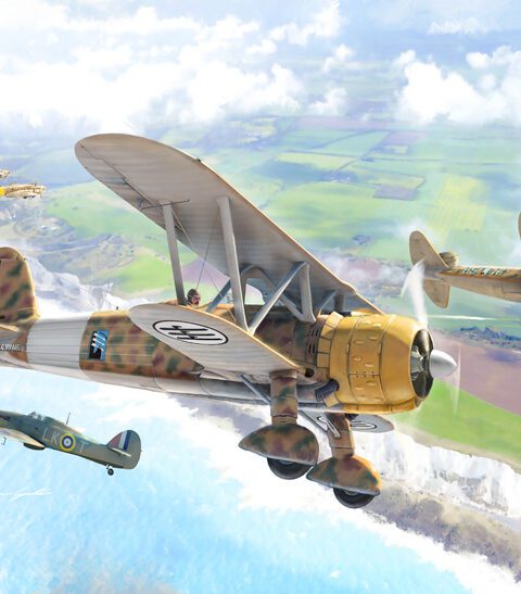 FIAT CR.42 Falco scala 1:72 ITALERI 1437