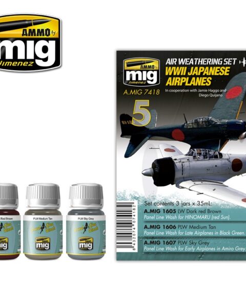 7418 WWII JAPANESE AIRPLANES AMMO MIG