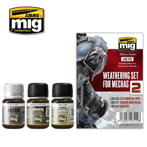 7429 WEATHERING SET FOR MECHAS AMMO MIG