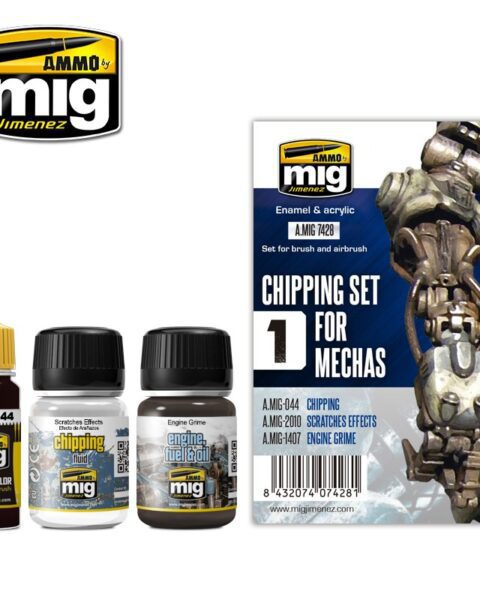 7428 CHIPPING SET FOR MECHAS AMMO MIG