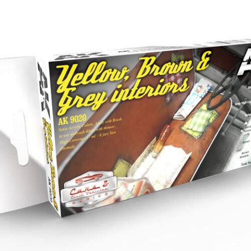 AK9020 Yellow, Brown Grey Interiors AK INTERACTIVE