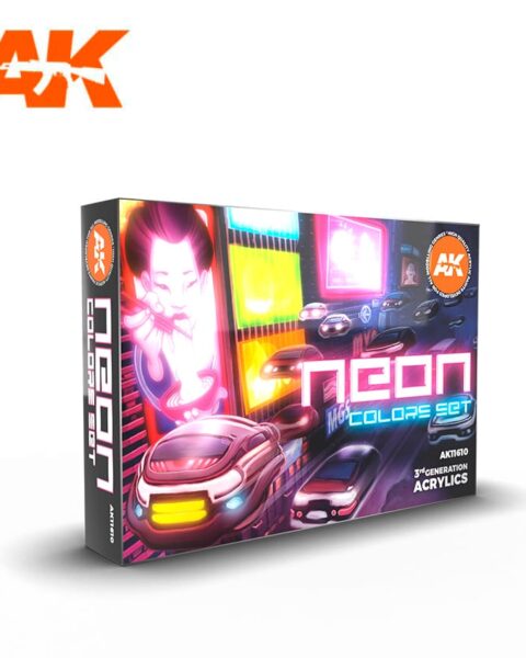 AK11610 SET COLORI NEON AK INTERACTIVE