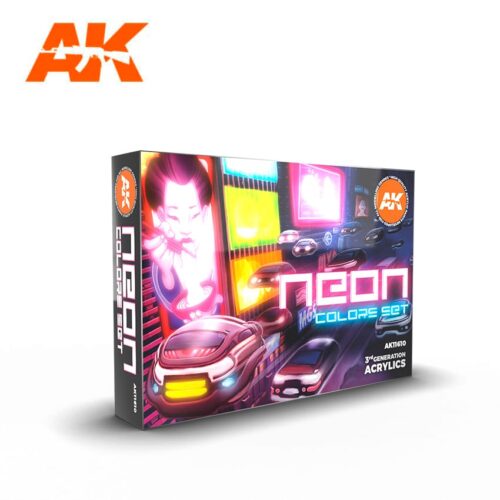 AK11610 SET COLORI NEON AK INTERACTIVE