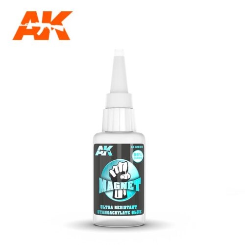 AK12015 – AK INTERACTIVE: MAGNET ULTRA RESISTANT CYANOCRYLATE GLUE 20gr.