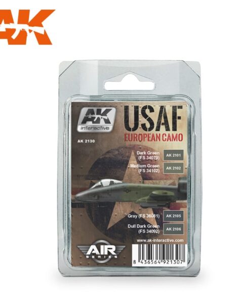 AK2130 USAF EUROPEAN CAMO AK INTERACTIVE