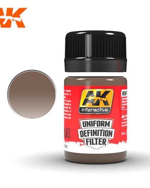 DEFINIZIONE UNIFORME FILTRO BROWN GLAZE 35ML AK INTERACTIVE AK3018