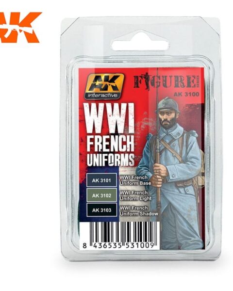 AK3100 UNIFORMI FRANCESI DELLA PRIMA GUERRA MONDIALE AK INTERACTIVE
