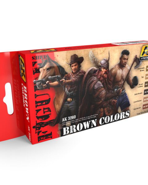 AK3260 BROWN COLORS SET AK INTERACTIVE
