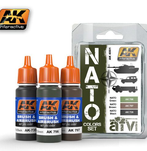 AK4001 NATO Colors Set AK INTERACTIVE