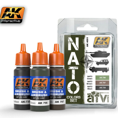 AK4001 NATO Colors Set AK INTERACTIVE