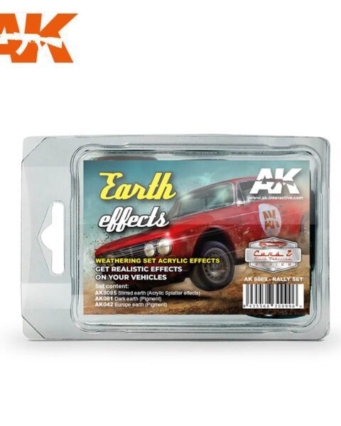 AK8089 EFFETTI TERRA (RALLY SET) AK INTERACTIVE