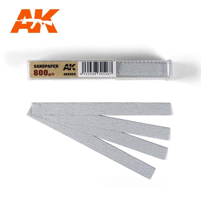SANDPAPER GRANA 800 (SECCA) AK INTERACTIVE AK9025