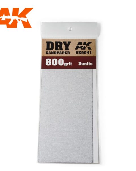 CARTA ABRASIVA DRY 800 AK INTERACTIVE AK9041