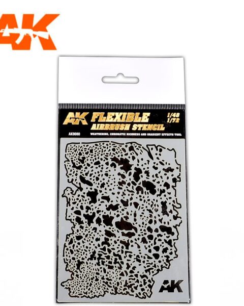 FLEXIBLE AIRBRUSH STENCIL 1/48 – 1/72 AK INTERACTIVE AK9080