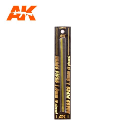 TUBI IN OTTONE 1MM Ø. 5 UNITÀ AK INTERACTIVE AK9109