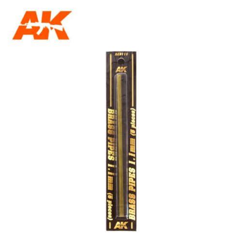 TUBI IN OTTONE 1.1MM Ø. 5 UNITÀ AK INTERACTIVE AK9110