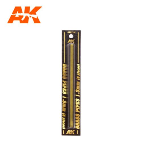 TUBI IN OTTONE 1.3MM Ø. 5 UNITÀ AK INTERACTIVE AK9112