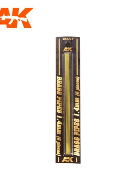 TUBI IN OTTONE 1.4MM Ø. 5 UNITÀ AK INTERACTIVE AK9113