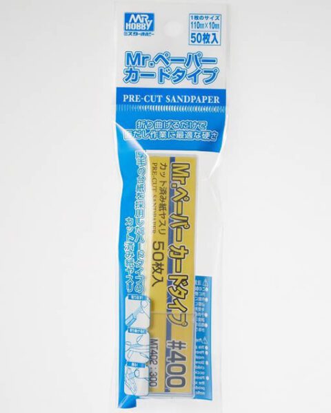Mr.Paper Card type sand paper 400 (50 pz) MT402 : 300