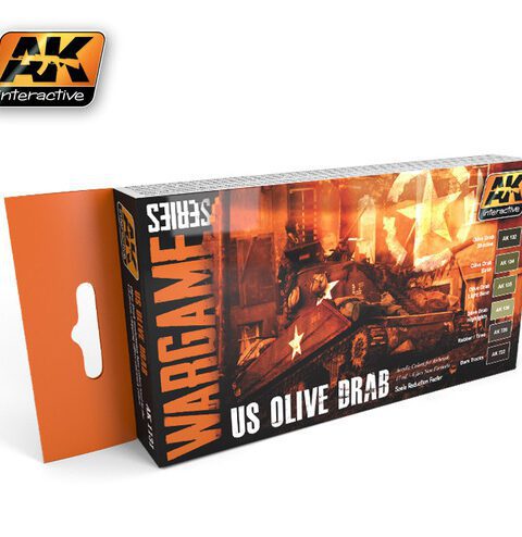 AK1131 US OLIVE DRAB SET AK INTERACTIVE